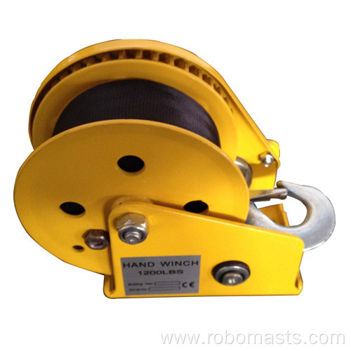 High Quality Hand Winch Mechanical Hand Winch